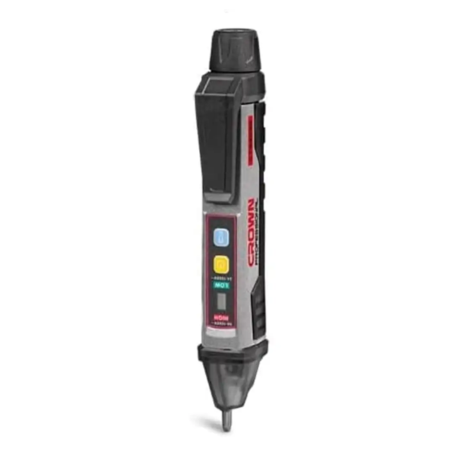 مفك كاشف للتيار الكهربائي اضاءة – اهتزاز كراون موديل CROWN – CT44092